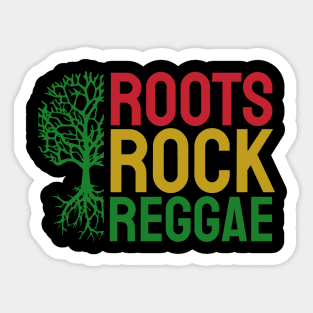 Roots Rock Reggae Sticker
